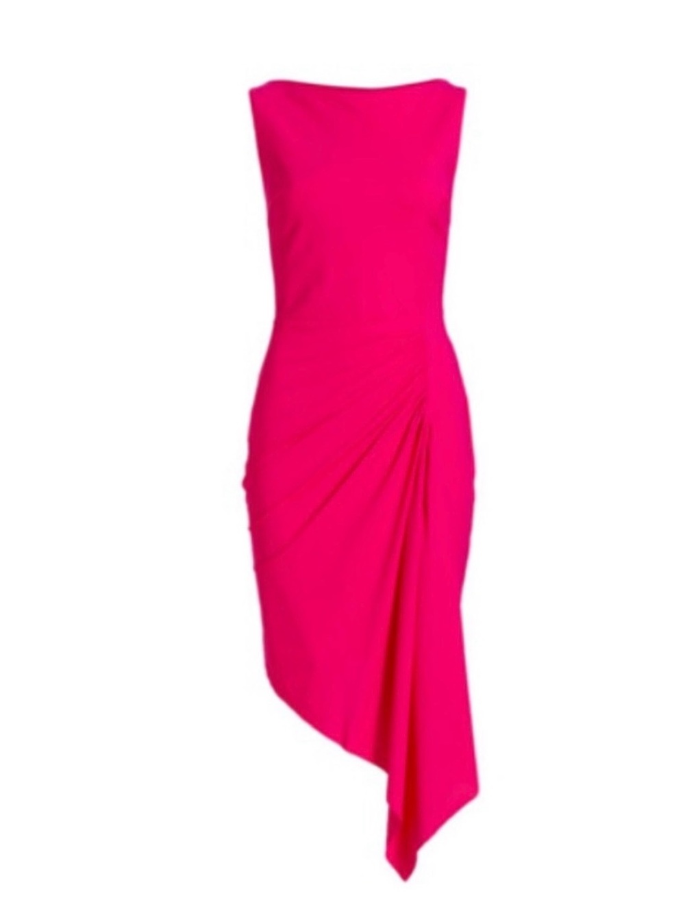CHIARA BONI LA PETITE ROBE
Draped Asymmetric Minidress In Fuchsia size 48 IT